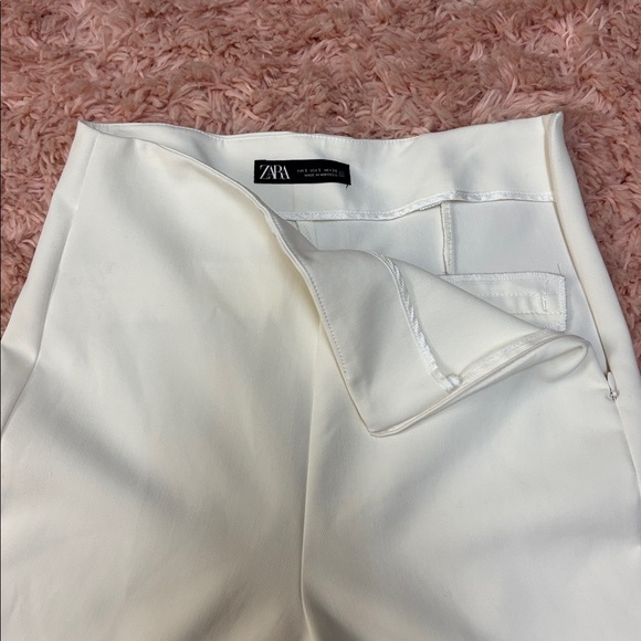 Zara high waisted slacks split hem boot cut dress pants small - Picture 4 of 6
